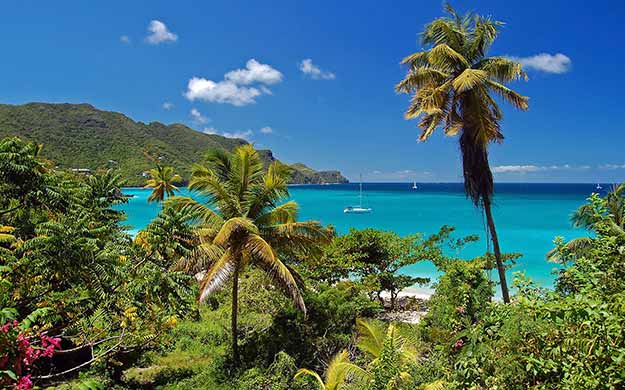 2 grenadines croisiere catamaran escale bequia