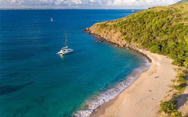 3 turquoise saint martin croisiere catamaran ilet pinel