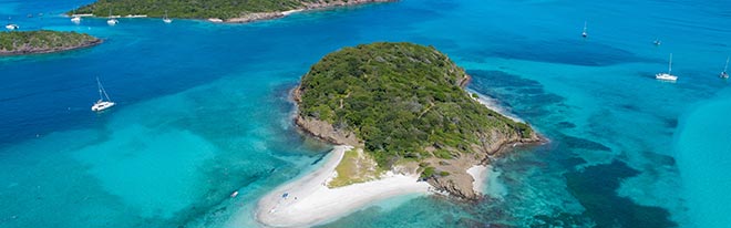 grenadines tobago cays plage de baradal 