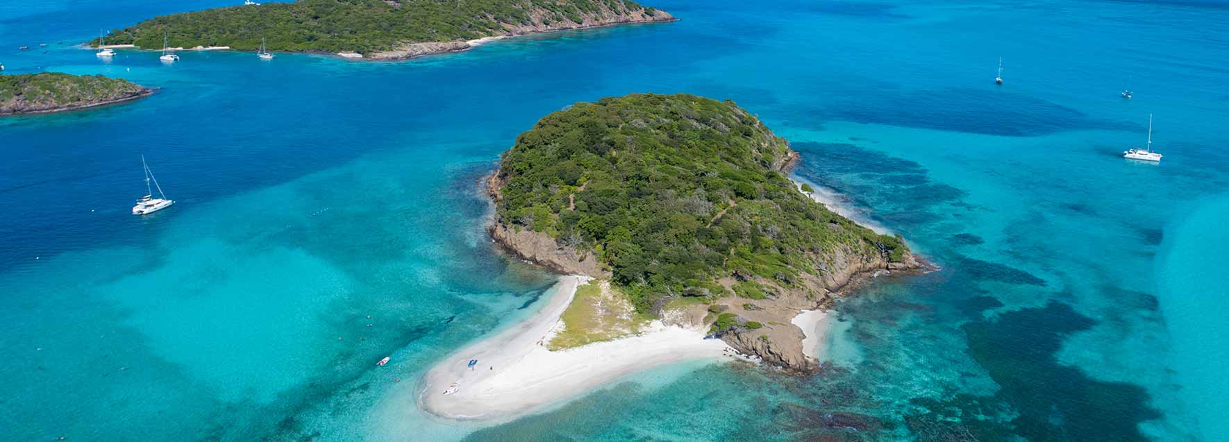 grenadines   tobago cays plage de baradal 