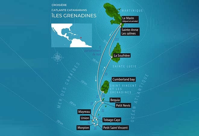 principale a grenadines escale en catamaran dans les tobago cays list hover