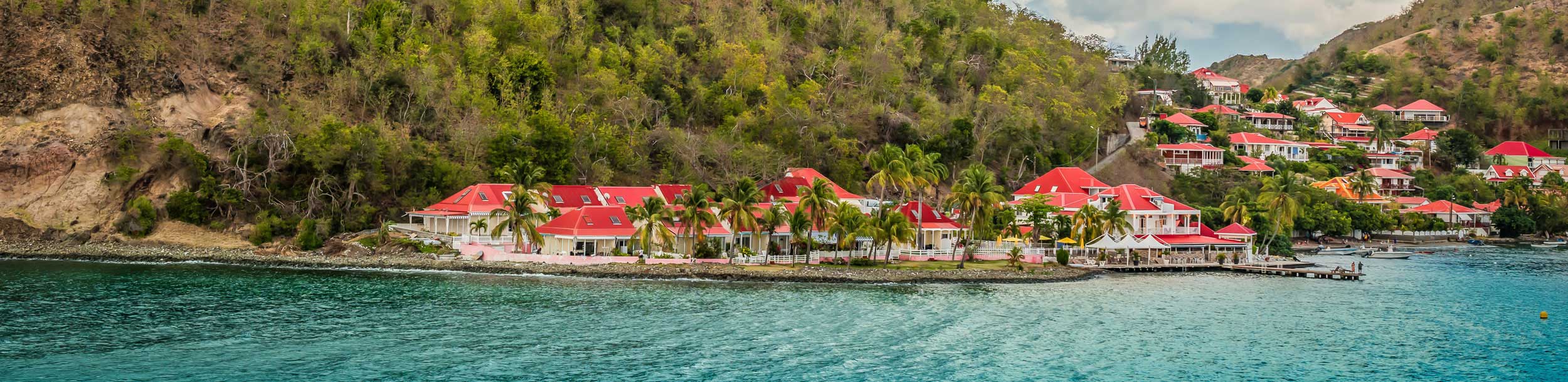 a guadeloupe les sainte escale terre de bas en catamaran